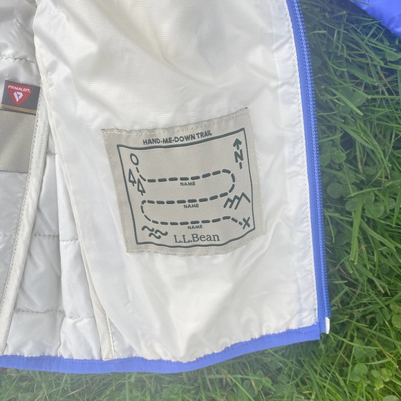 NWT L.L.Bean Kids Primaloft Packaway Quilted Water Resistant Jacket (6X/7) - Picture 6 of 7